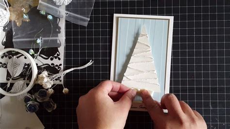 Easy Simple And Elegant Christmas Card Tutorial Youtube