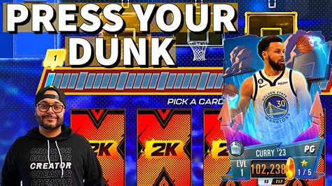 NBA 2K Mobile Press Your Dunk Pack Opening Amber Stephen Curry