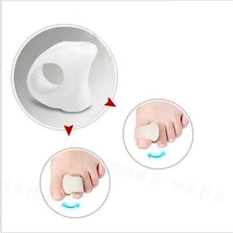 Hole Feet Foot Care Gel Toe Straighteners Separator Hallux Valgus ...