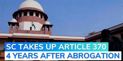 Article 370 Pleas In Sc Centre Says Abrogation Ushered Peace Mehbooba And Omar Debunk Claim