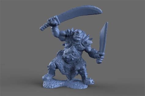 Ogre Miniature model 3D model | CGTrader