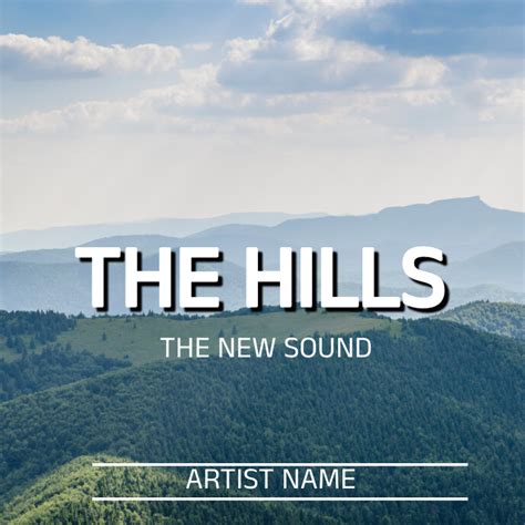 The Hills Album Cover Template | PosterMyWall