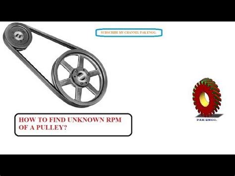 How To Calculate Rpm Of A Pulley Youtube Pulley Alternator Calculator