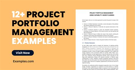 Project Portfolio Management - 12+ Examples, Format, Pdf