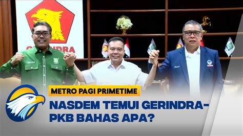 Kala Elite Nasdem Kunjungi Sekber Gerindra Pkb Youtube