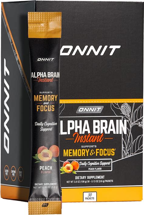 Onnit Alpha Brain Instant Caja De Quilates Suplemento De Refuerzo