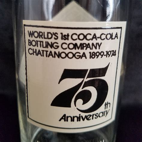 Vintage Coca Cola 75th Anniversary Commemorative Bottle 5 74 Etsy