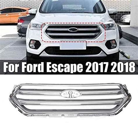 Lsybb Front Bumper Grille Racing Upper Grille With Led Raptor Sport