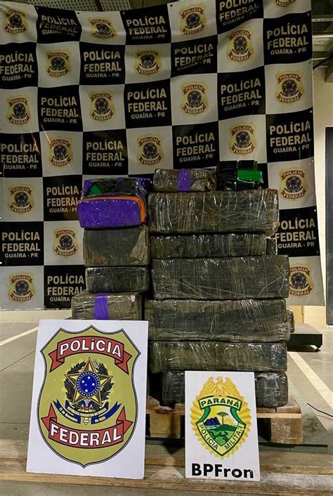 Bpfron E Pol Cia Federal Apreendem Mais De Meia Tonelada De Drogas Em