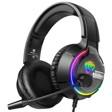 Soulbytes S Rgb Gaming Headset Wired Headset With Surround Mic Over