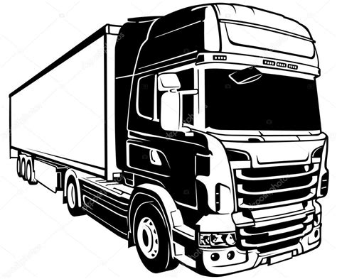 Trailer Truck Stock Vector Image by ©dero2010 #75963557