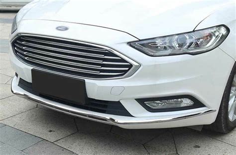 For Ford Mondeo Fusion Chrome Steel Front Bumper Edge Guard