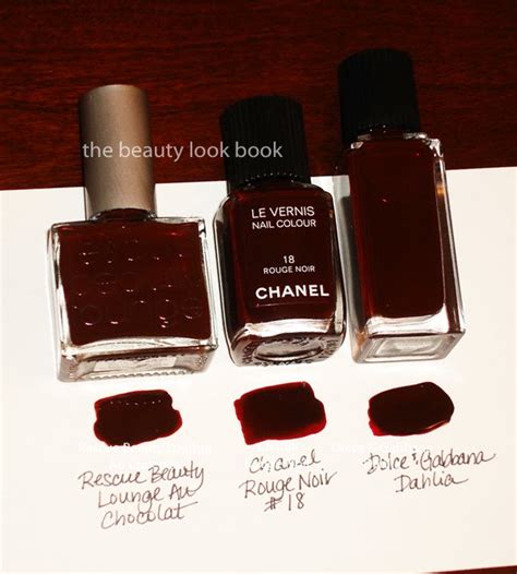 Chanel Rouge Noir Le Vernis: Can You Dupe It? - The Beauty Look Book