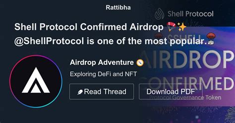 Shell Protocol Confirmed Airdrop 🪂 Shellprotocol Is One Of The Most Popular Protocols On