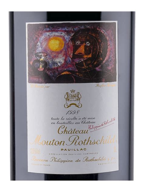 Chmouton Rothschild 1998 Wbox The Oaks Cellars