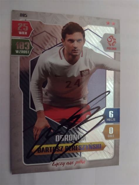 Karta panini autograf Polska Bartosz Bereszyński PZPN 15310632429