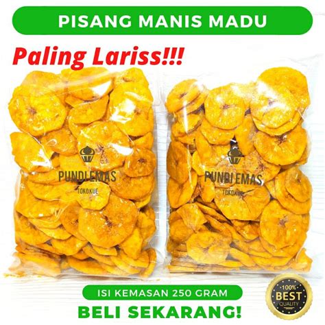 Jual KERIPIK PISANG MANIS 250 GR PISANG KOIN PISANG NANGKA COIN