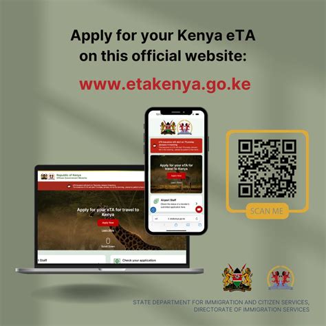 Electronic Travel Authorization Eta Kenya Embassy Washington D C