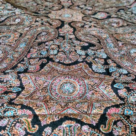 Exclusive Kashmir Pashmina Shawl Sozni Jamawar Broderie Etsy France