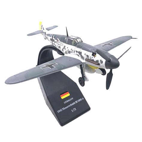 Samolot myśliwski BF109F w skali 1 72 Model odlewanego ciśnieniowo