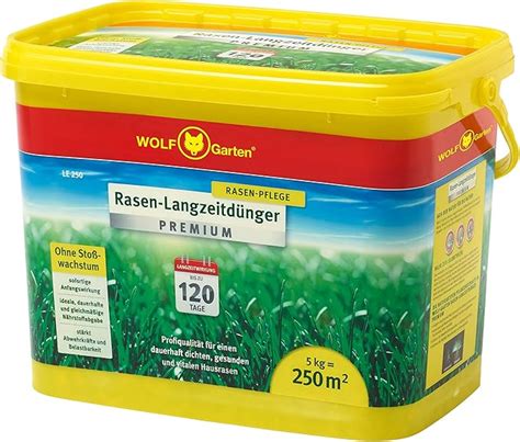 Wolf Garten Rasen Langzeitd Nger Premium Tage Le