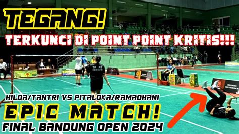 Tegang Pertandingan Terakhir Di Final Bandung Open Bikin Spor