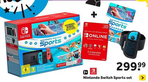 Nintendo Switch Sports Set Aanbieding Bij Intertoys