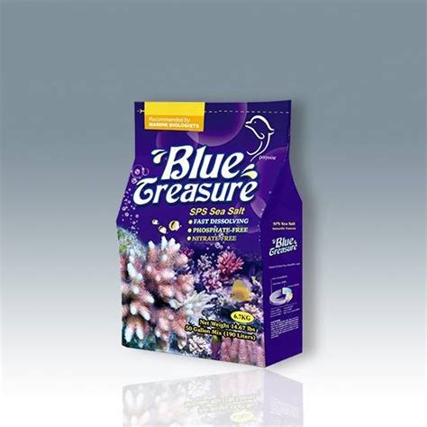 Blue Treasure SPS Sea Salt For Saltwater Marine Aquarium Tanks