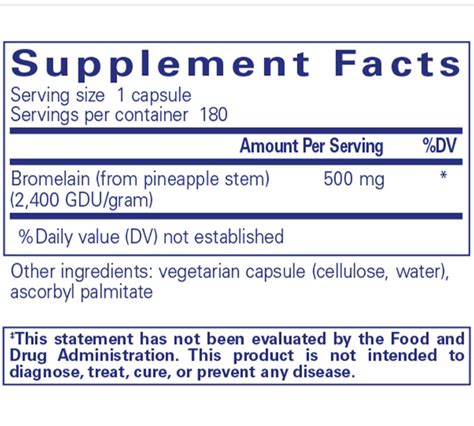 Bromelain Mg Capsules Hormonify