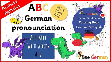 Abc German Alphabet Pronunciation Over 130 Words Das Deutsche