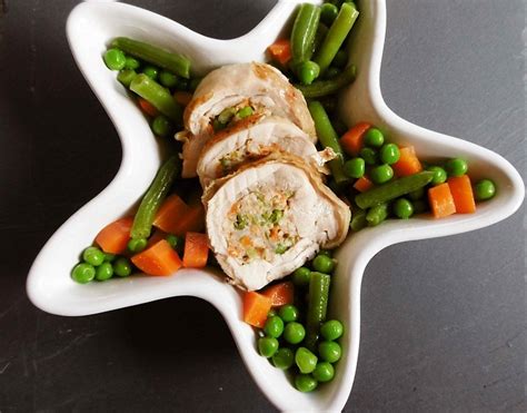 P Tits Farcis De Poulet Aux Petits L Gumes Et Leur Accompagnement