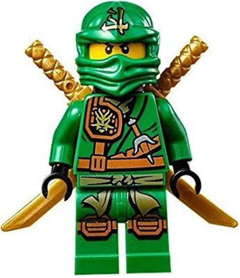 Lego Ninjago Minifigure Lloyd Zukin Robe Jungle Green Ninja With Dual