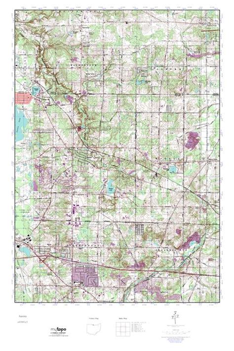 Mytopo Aurora Ohio Usgs Quad Topo Map