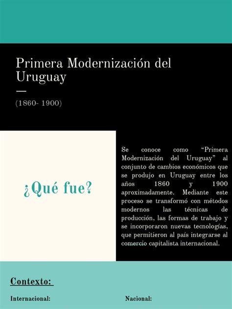 Primera Modernización Del Uruguay Pdf