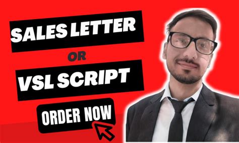 Write Vsl Script Sales Letter Or Sales Copy For You By Ubaid Writes