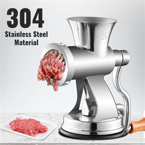 Vevor Picadora De Carne Carne Amoladora Manual Meat Grinder De Acero