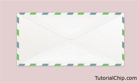 Download Air Mail Envelope PSD File - TutorialChip