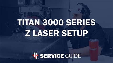 Z Laser Setup On The Titan 3000 Series Cnc Router Service Youtube