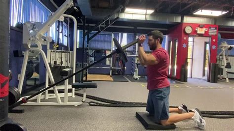 Landmine Kneeling Press Youtube