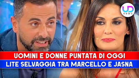 Uomini E Donne Puntata Di Oggi Lite Selvaggia Tra Marcello E Jasna