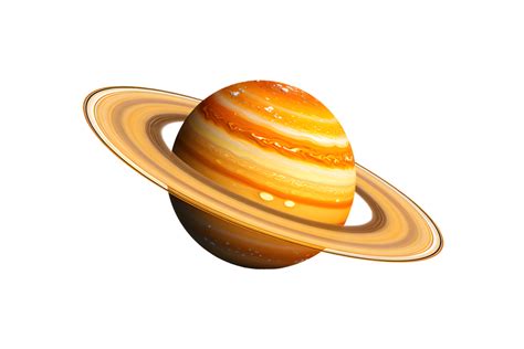 AI generated Saturn planet isolated on transparent background 39630632 PNG