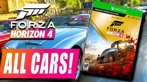 Forza Horizon 4 All Cars Including Dlc Cars Full Cars List Youtube