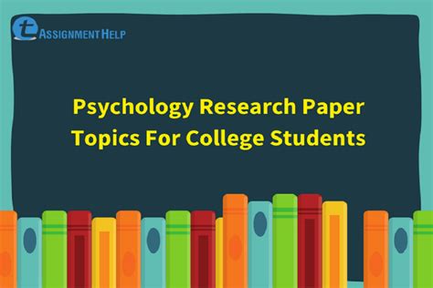 Psychology Research Paper Topics For College Students | Total ...