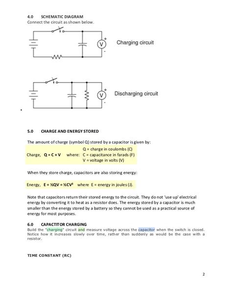 Capacitor experiment