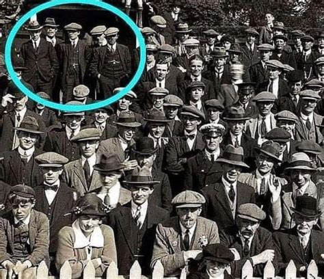 Apparently The Real Peaky Blinders Were Spotted In A Match Between