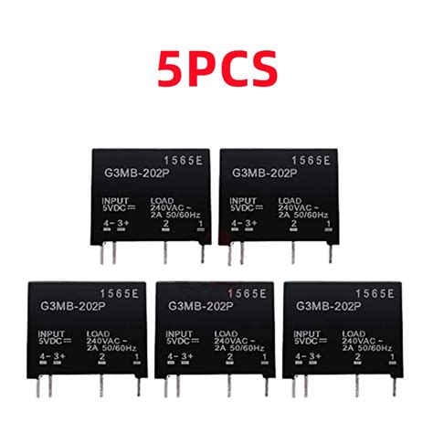 Pcs Relay Module G Mb P G Mb P Dc Ac Pcb Ssr In V Dc Out V