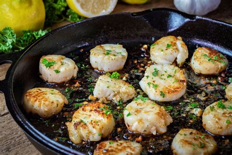 Seared Lemon Butter Garlic Scallops Louisiana Grills