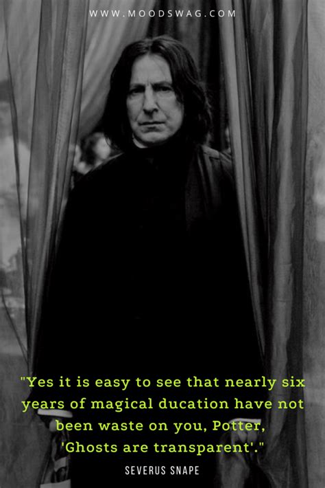 25+ Best Severus Snape Quotes | Alan Rickman Quotes