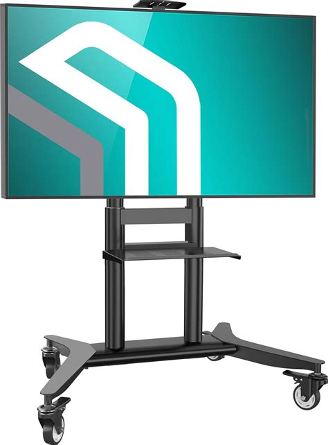 Feiro Mobile Tv Stand For 55 90 Inch Tvs Up To 198 Lbs Height