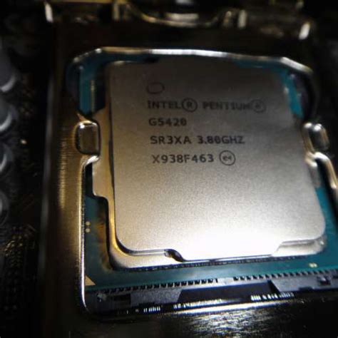 Intel® Pentium® 黃金級 G5420 4M 快取記憶體，3.80 GHz - 二手或全新CPU, 電腦 - DCFever.com